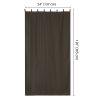 Coffee Outdoor Patio Curtain, W54" x L120"