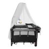 Grey 6-1 Foldable Baby Crib with Activity Center and a Lot More
