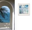 White Framed "Sailing White Waters" by Bluebird Barn Group