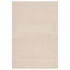 Washable Rug Soft Shaggy Beige 63" x 90.6" Anti Slip