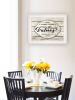 White Framed "Our Family Values" by Cindy Jacobs