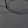 Washable Rug Soft Shaggy Anthracite 63" x 90.6" Anti Slip
