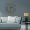 Gold Sorbus Analog - Roman Numeral, Decorative Clock - 24"