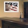 White Framed "Football - Believe It" by Lori Deiter