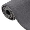 Washable Rug Fluffy Short Pile 63" x 90.6" Anti Slip Anthracite