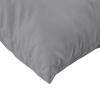 Throw Pillows 4 pcs Gray 19.7" x 19.7" Fabric