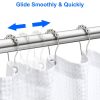 Set of 12 Stainless Steel Rustproof Hooks for Shower curtain rod