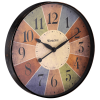Westclox 12" Round Multi Color Kaleidoscope Analog Clock