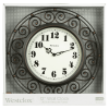 Westclox 12" Wrought Iron Style Bronze Quartz Round Clock