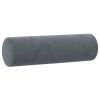 Throw Pillows 2 pcs Dark Gray Velvet 5.9" x 19.7"