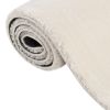 Washable Rug Soft Fluffy Short Pile 63" x 90.6" Anti Slip Cream