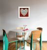 White Framed "Love is Patient" by Cindy Jacobs, Ready to Hang