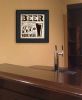 Black Framed "Beer- Work Week" by Artisan Deb Strain