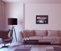 Black Framed "Genesis" by Moises Levy, Ready to Hang