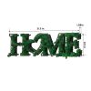 HOME Letter Art Moss Wall Decor, 31.5" x 8.5"