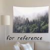 Misty Forest Wall Tapestry Decorative Wall Cloth; 29x39 inch