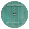 Elegant Designs Rustic Coastal Wood Plank 23" Large Clock