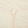 Weighted Blanket Light Cream 53.9"x78.7" 13.2 lb Fabric