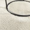 Washable Rug Soft Shaggy Cream 63" x 90.6" Anti Slip