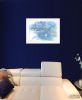 White Frame "Morning Glory" By Tracy Owen, Ready to Hang