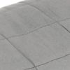 Weighted Blanket Gray 86.6"x94.5"24.3 lb Fabric