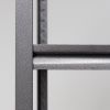 Gray 5 Tier Heavy Duty Metal Shelving Unit 72H X 47W X 23D