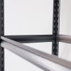 Gray 5 Tier Heavy Duty Metal Shelving Unit 72H X 47W X 23D