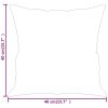 Throw Pillows 2 pcs Light Gray 15.7" x 15.7" Velvet