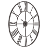 Gray Solange Round Metal Wall Clock - 30"