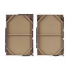 Silver Foil Abstract 2-piece Canvas Wall Art Set, 24" x 36"