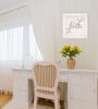White Framed "Simple Words - Faith" by Marla Rae