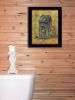 Black Framed "Thinking Room" By Gail Eads, Printed Wall Art