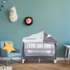 Portable & Foldable Beside Bassinet, Diaper Changer Table