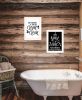 White "Clean/Shower Together" by Fearfully Made Creations