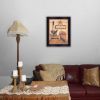 Black Framed "Give Us This Day" By Mary June, Printed Wall Art