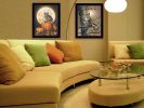 Black Framed "Autumn Owls Collection"  By John Rossini