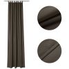 Coffee Outdoor Patio Curtain, W54" x L120"