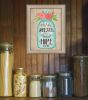 Beige Framed "You're Home Now" By Deb Strain, printed wall art