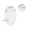 Frameless Beveled Round Mirror, HD Makeup Mirror, 25"