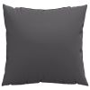 Throw Pillows 4 pcs Anthracite 19.7" x 19.7" Fabric