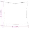Throw Pillows 4 pcs Anthracite 19.7" x 19.7" Fabric