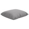 Throw Pillows 4 pcs Gray 19.7" x 19.7" Fabric