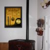 Black Framed "Time" By Billy Jacobs, Ready To Hang