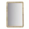 Natural Rattan Rectangle Wall Mirror 26" x 39"