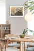 White Framed "Beach Cottage" By Pam Britton