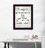 Black Framed "Be Careful" by Annie LaPoint