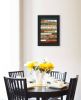 Black Framed "Our Family Rules" By Marla Rae, Ready to Hang