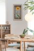 Beige Framed "Sunflower I" By Lori Deiter, Printed Wall Art