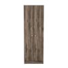 Dark Brown Ottawa 2 Piece Set, Kitchen Island + Pantry Cabinet