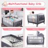 Portable & Foldable Beside Bassinet, Diaper Changer Table
